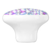 Dromerig Starburst Golven Patroon Keramische Knop (Zijkant)