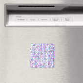 Dromerig Starburst Golven Patroon Magneet (Insitu (Vaatwasser))