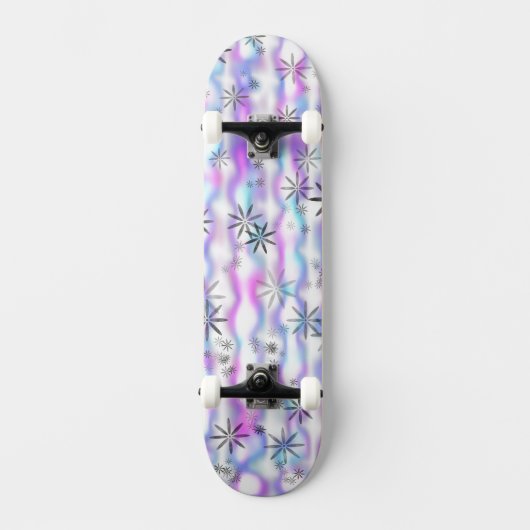 Dromerig Starburst Golven Patroon Persoonlijk Skateboard (Voorkant)