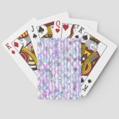 Dromerig Starburst Golven Patroon Pokerkaarten (Achterkant)