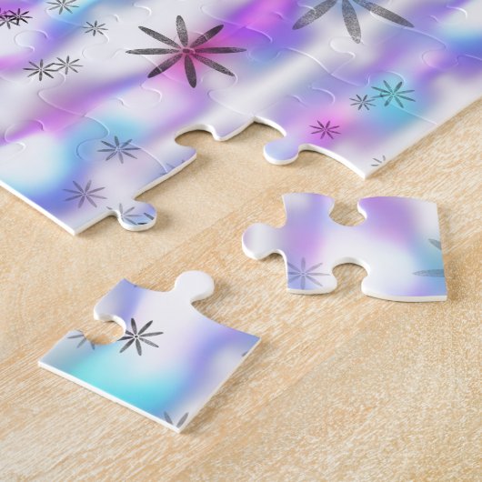 Dromerig Sterrenexplosie Golfpatroon Legpuzzel (Zijkant)