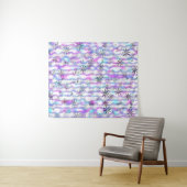 Dromerig Sterrenstelsel Golfjes Patroon Wandkleed (In Situ (horizontaal))