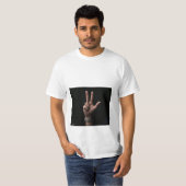 Dromerig T-shirt met aquarel (Voorkant volledig)