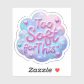 Dromerig Te Zacht Voor Dit Sticker (Vel)