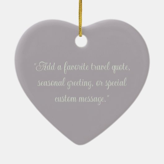 Dromerig Venetië Italië Keramisch Ornament (Achterkant)