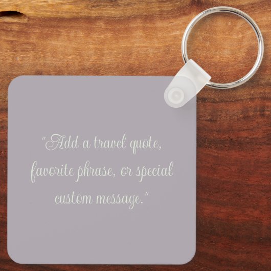 Dromerig Venetië Italië Sleutelhanger (Achterkant)