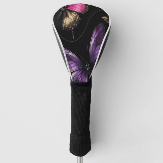 dromerig vlinderpatroon golfheadcover (Voorkant)