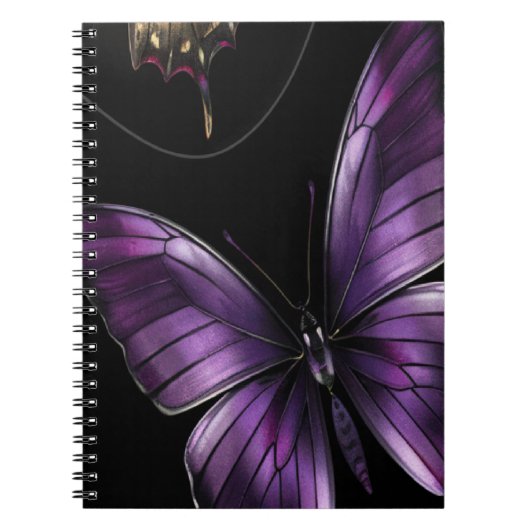 dromerig vlinderpatroon notitieboek (Voorkant)