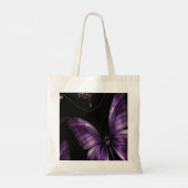 dromerig vlinderpatroon tote bag (Achterkant)