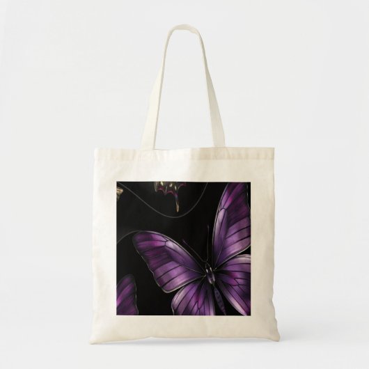 dromerig vlinderpatroon tote bag (Voorkant)