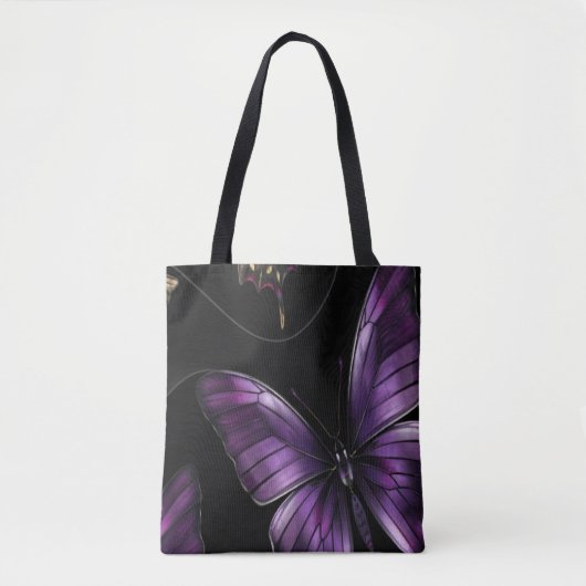 dromerig vlinderpatroon tote bag (Voorkant)