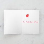 Dromerig voor de liefde van mijn leven feestdagen kaart (Binnen)