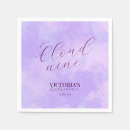 Dromerig we zijn op Cloud Nine Baby shower Servet