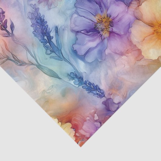 Dromerig Wildflower Decoupage Papier (Detail)