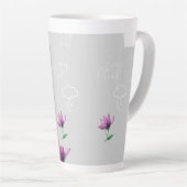 Dromerig wolkendesign latte mok (Rechterhoek)