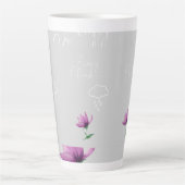 Dromerig wolkendesign latte mok (Voorkant)
