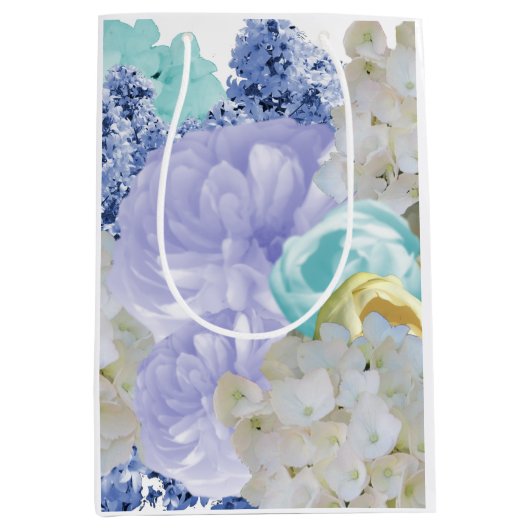 Dromerig Zachte Bloem Medium Cadeauzakje (Voorkant)