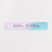 Dromerige Abstracte pastelnaam in kalligrafie Labels (Design 2)