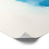 Dromerige Amalfikust: Waterverf Schilderontwerp Poster (Hoek)