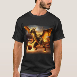 Dromerige aquarel Dragon T-Shirt Design