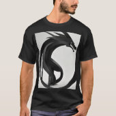 Dromerige aquarel Dragon T-Shirt Design (Voorkant)