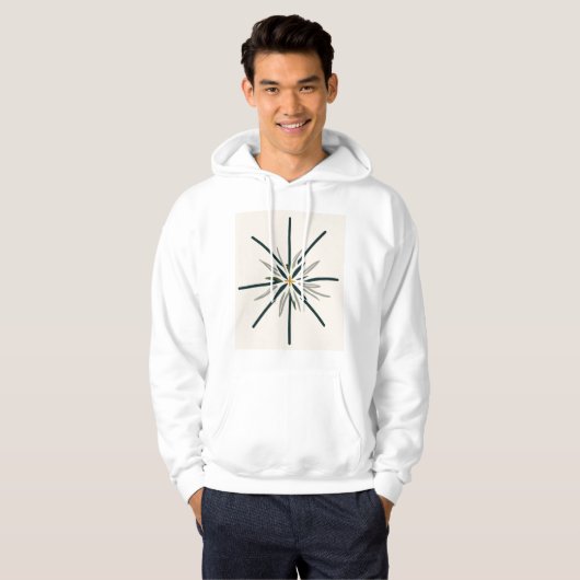 Dromerige aquarel Hoody (Voorkant volledig)