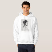 Dromerige aquarel Hoody (Voorkant volledig)