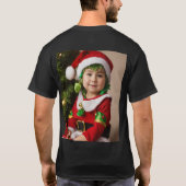 Dromerige aquarel kerstboom T-shirt (Achterkant)