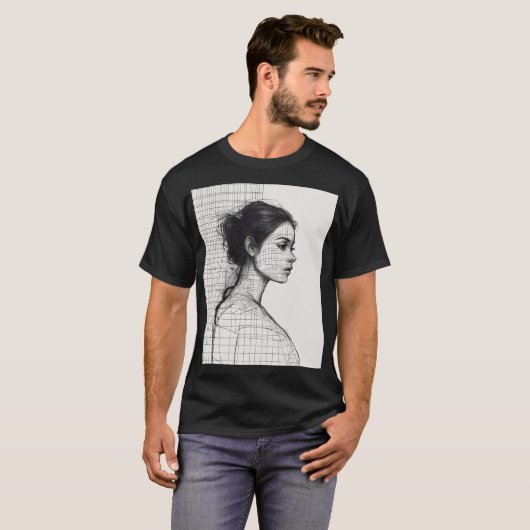 Dromerige aquarel T-shirts (Voorkant volledig)