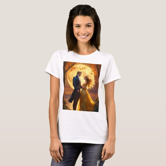 Dromerige aquarel T-shirts (Voorkant volledig)