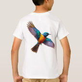 Dromerige aquarel vogel T-shirt (Achterkant)