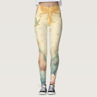 Dromerige Artistieke Fantasie Esthetische Print Leggings