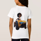 Dromerige auto & Baby T-shirt (Achterkant)
