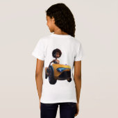 Dromerige auto & Baby T-shirt (Achterkant volledig)