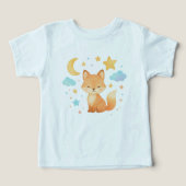 Dromerige babyvos-bodysuit voor baby's (Design voorkant)