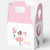 Dromerige ballerina in een verjaardagsfeestje bedankdoosjes (Open)