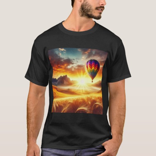 Dromerige ballonvaart t-shirt (Voorkant)