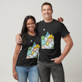 Dromerige bergen t-shirt (Unisex)