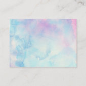 Dromerige betoverde vlinder luier Raffle Informatiekaartje (Achterkant)