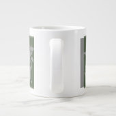 Dromerige bladeren grote koffiekop (Achterkant)