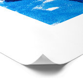 Dromerige blauwe boom poster (Hoek)