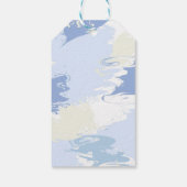 Dromerige Blauwe Cloud Nine Bruidsmeisje Chic Cadeaulabel (Achterkant)