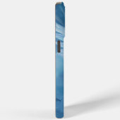 Dromerige blauwe engel en maan Case-Mate iPhone case (Achterkant / Rechts)