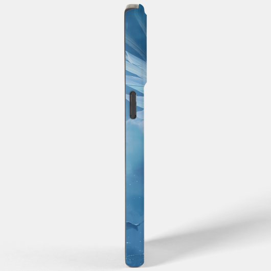 Dromerige blauwe engel en maan Case-Mate iPhone case (Achterkant / Rechts)