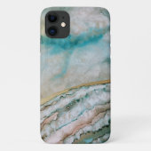 Dromerige blauwe inkt ontwerp Apple Case-Mate iPhone Case (Achterkant)
