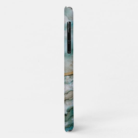 Dromerige blauwe inkt ontwerp Apple Case-Mate iPhone Case (Achterkant/links)