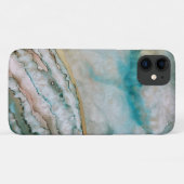 Dromerige blauwe inkt ontwerp Apple Case-Mate iPhone Case (Achterkant (horizontaal))