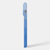 Dromerige blauwe luchtgradiënt  iPhone hoesje (Linkerkant)