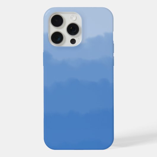 Dromerige blauwe luchtgradiënt  iPhone hoesje (Achterkant)