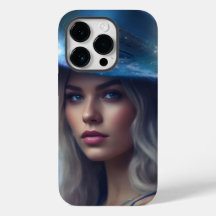 Dromerige Blauwe Marmeren iPhone Case